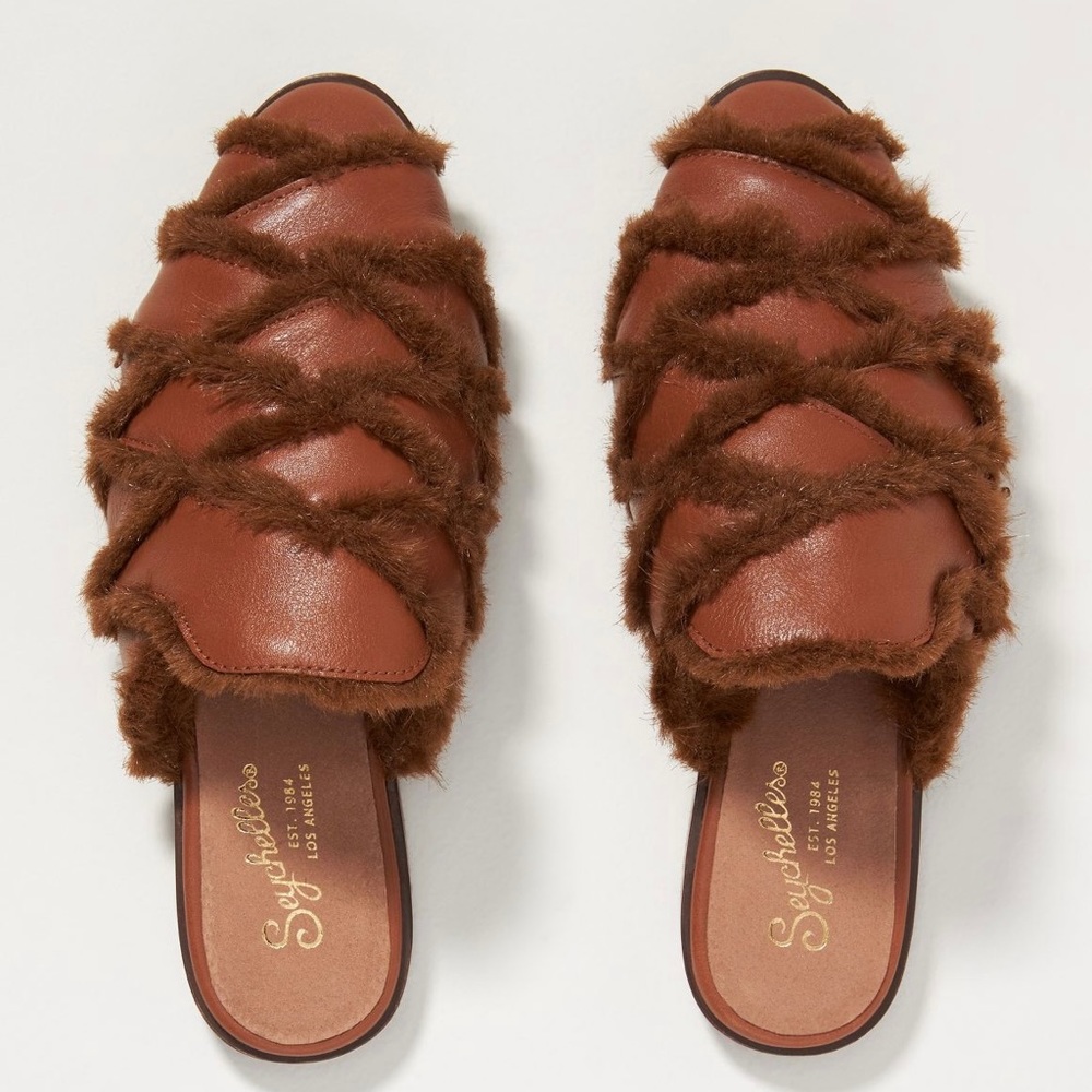 NIB Anthropologie x Seychelles Survival Cozy Mule | 6.5